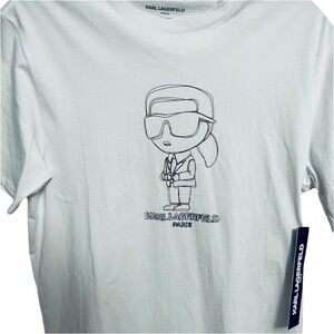 Karl Lagerfeld White Graphic multicolor Outline Tee
Karl Lagerfeld Paris T-Shirt